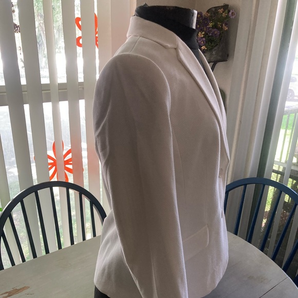 NWT Talbots Cream Blazer Classic Notched Lapel - Picture 5 of 11